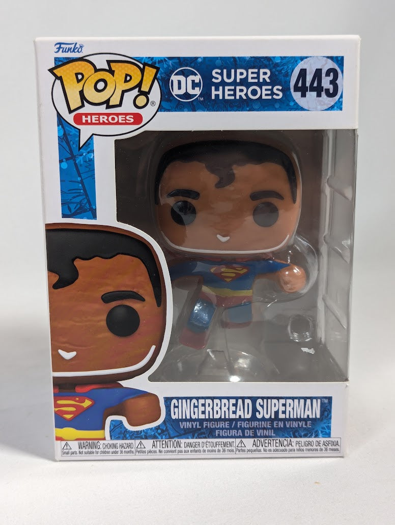 DC Comics Gingerbread Superman Funko Pop! Vinyl Figure #443