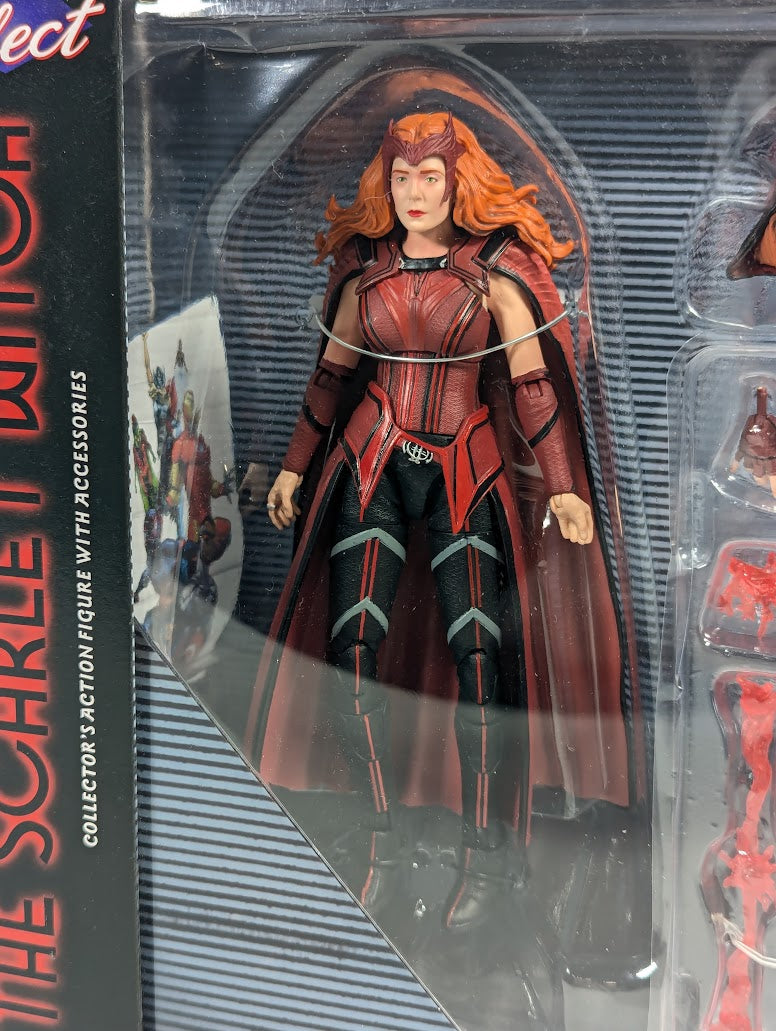Marvel Select The Scarlet Witch Diamond Select 2021 Collector's Action Figure With Accessories