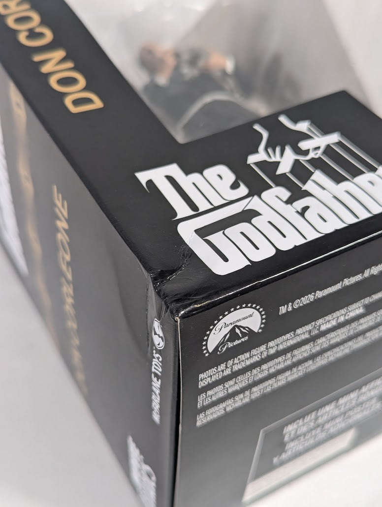The Godfather Don Corleone Movie Maniacs McFarlane Toys 2026 Figure