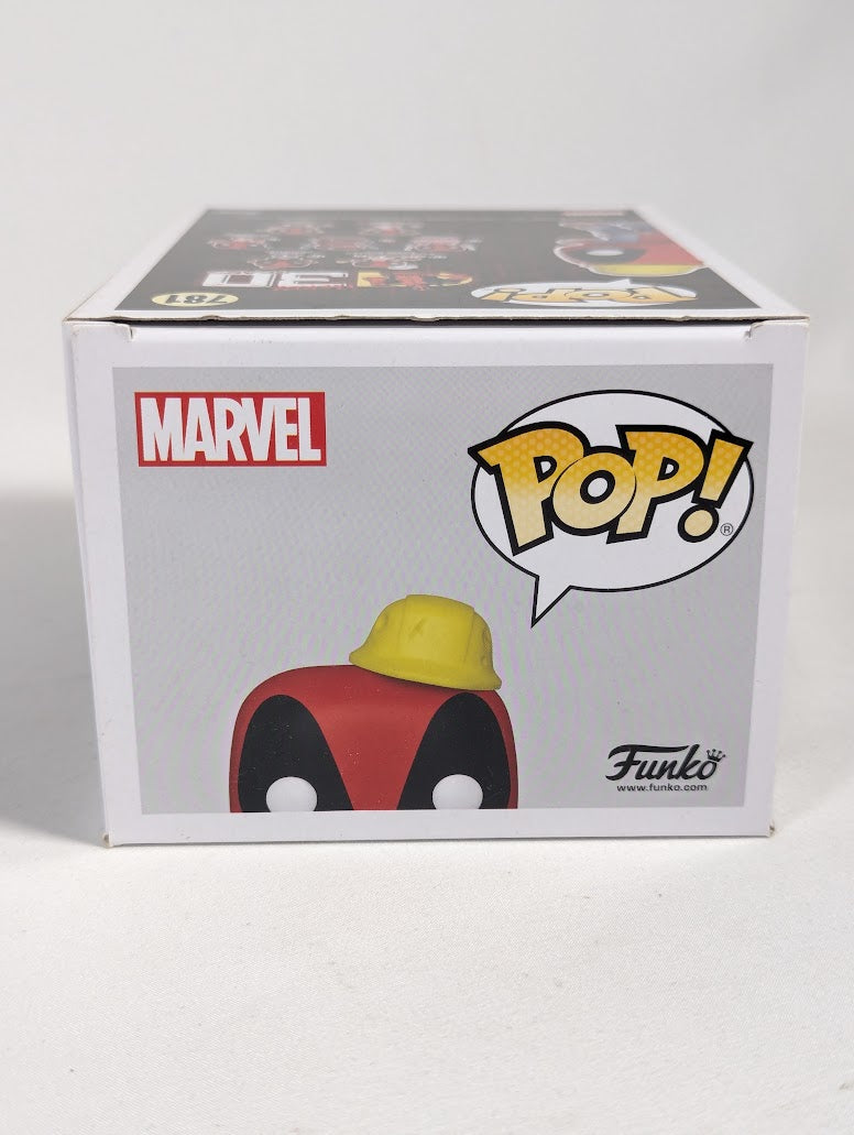 Marvel Construction Worker Deadpool (Special Edition) Funko Pop! Vinyl Figure #781