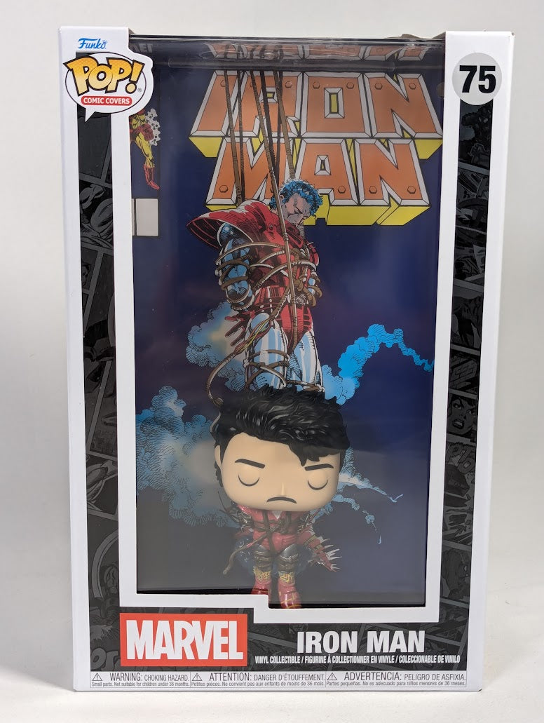 Marvel Iron Man Funko Pop! Comic Covers Vinyl Figure #75