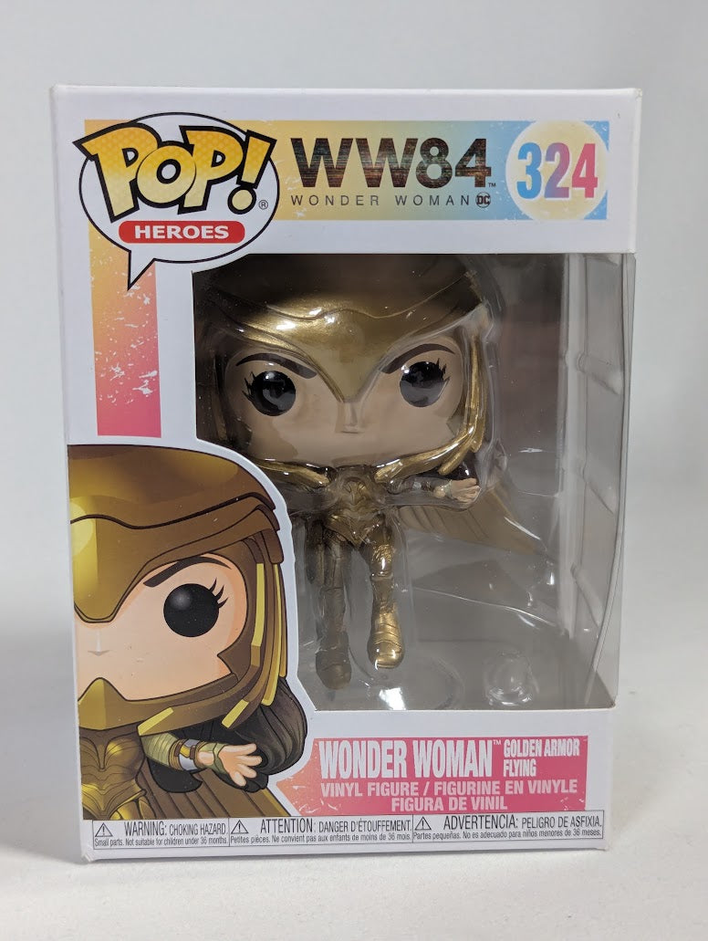 DC Comics Wonder Woman 84 Wonder Woman Golden Armor Flying Funko Pop! Vinyl Figure #324