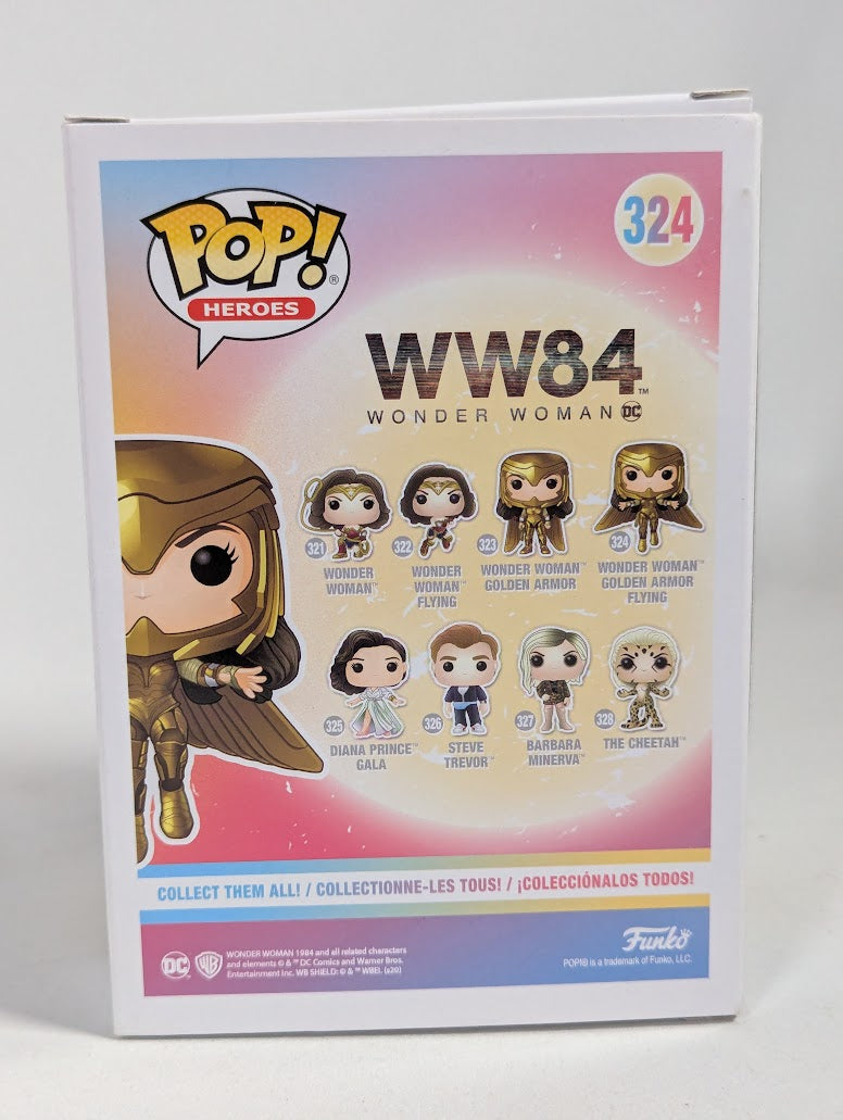 DC Comics Wonder Woman 84 Wonder Woman Golden Armor Flying Funko Pop! Vinyl Figure #324