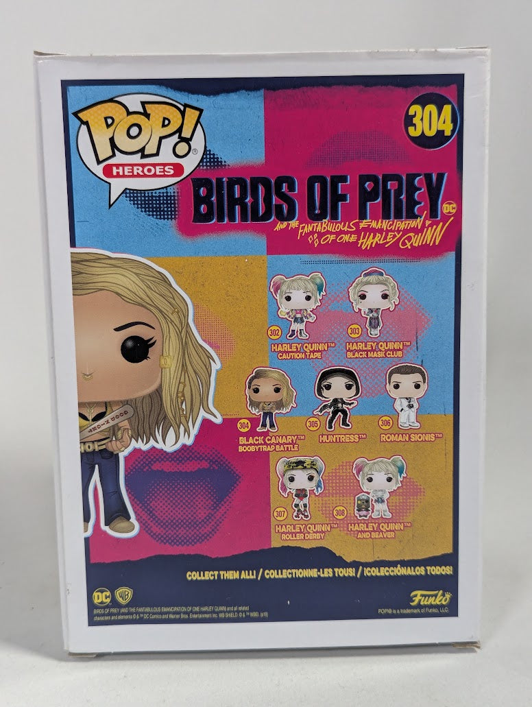 DC Comics Birds of Prey Black Canary Boobytrap Battle Funko Pop! Vinyl Figure #304