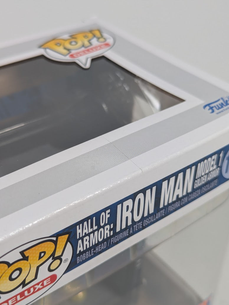 Marvel Hall of Armor Iron Man Model 1 Golden Armor Funko Pop! Deluxe Vinyl Figure #1035
