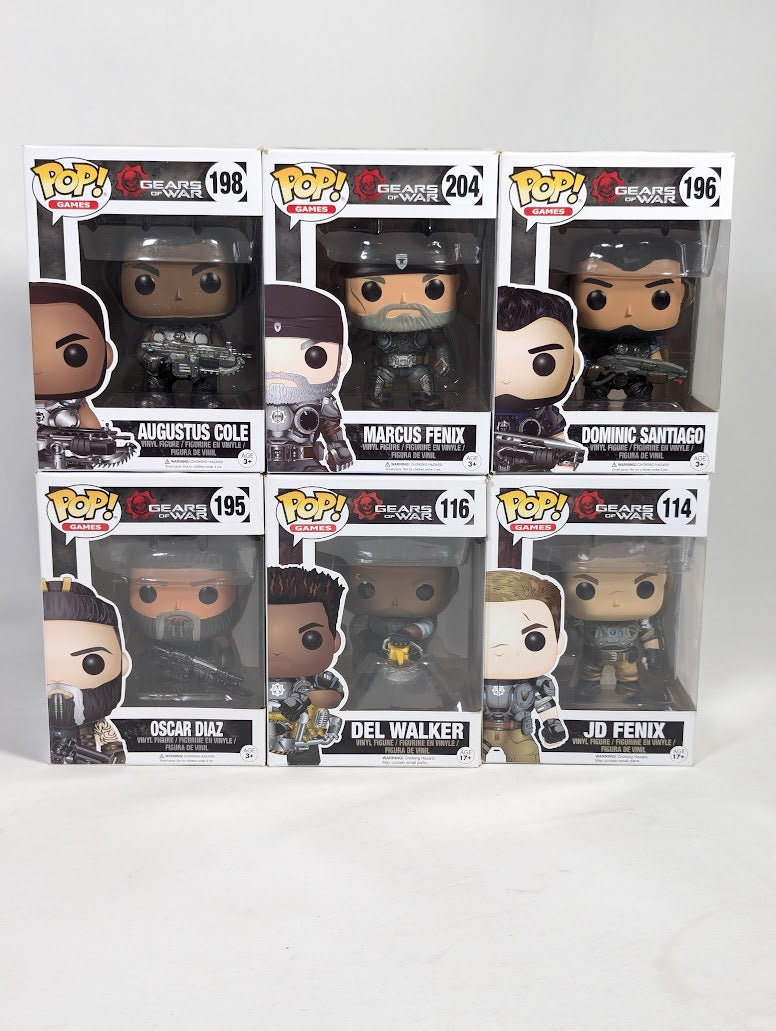 Gears of War Bundle of 6 Funko Pop! Vinyl Figures