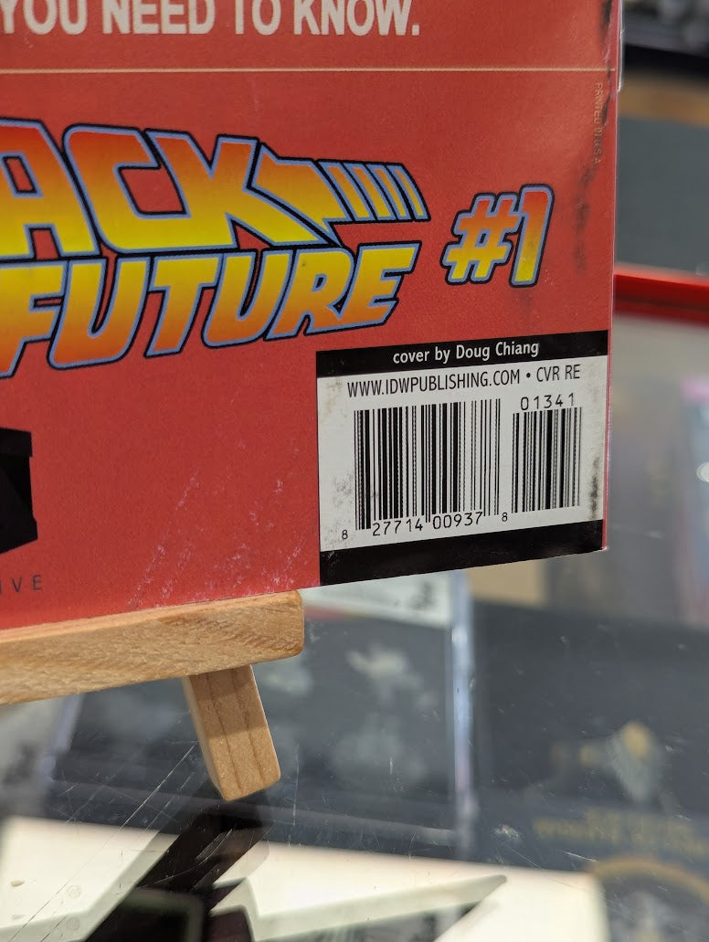 Back to the Future Issue #1 ZBox Exclusive Grays Sports Almanac Replica Variant Cover Comic Book