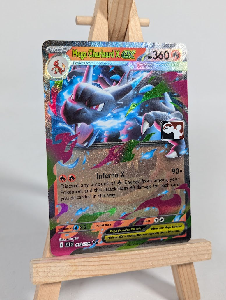Pokemon Trading Card Game Mega Charizard X 013/094 Phantasmal Flames Play! Stamp NM