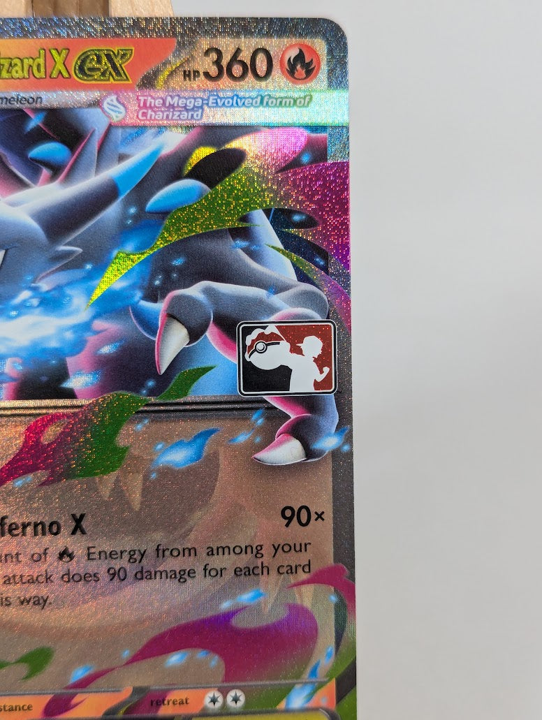 Pokemon Trading Card Game Mega Charizard X 013/094 Phantasmal Flames Play! Stamp NM