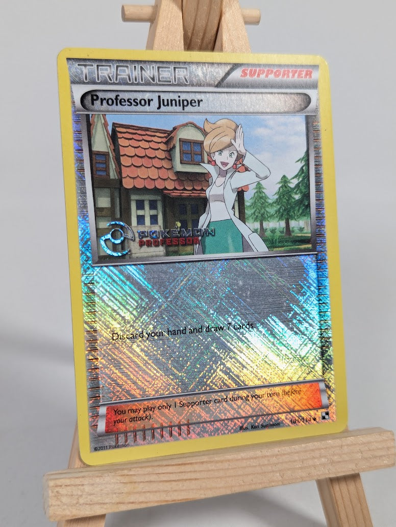 Pokemon Trading Card Game Professor Juniper 101/114 Black & White Base Set Pokemon Professor Stamp Reverse Holo LP+