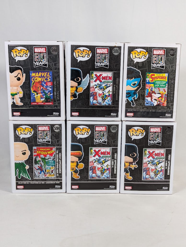 Marvel 80 Years Bundle of 6 Funko Pop! Vinyl Figures