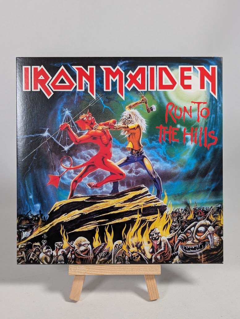 Iron Maiden Run to the Hills 7" Vinyl Record (2014 Parlophone Reissue)