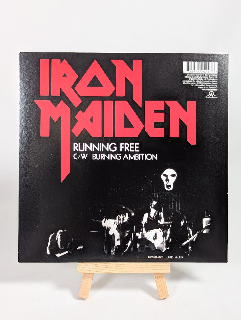 Iron Maiden Running Free 7" Vinyl Record (2014 Parlophone Reissue)