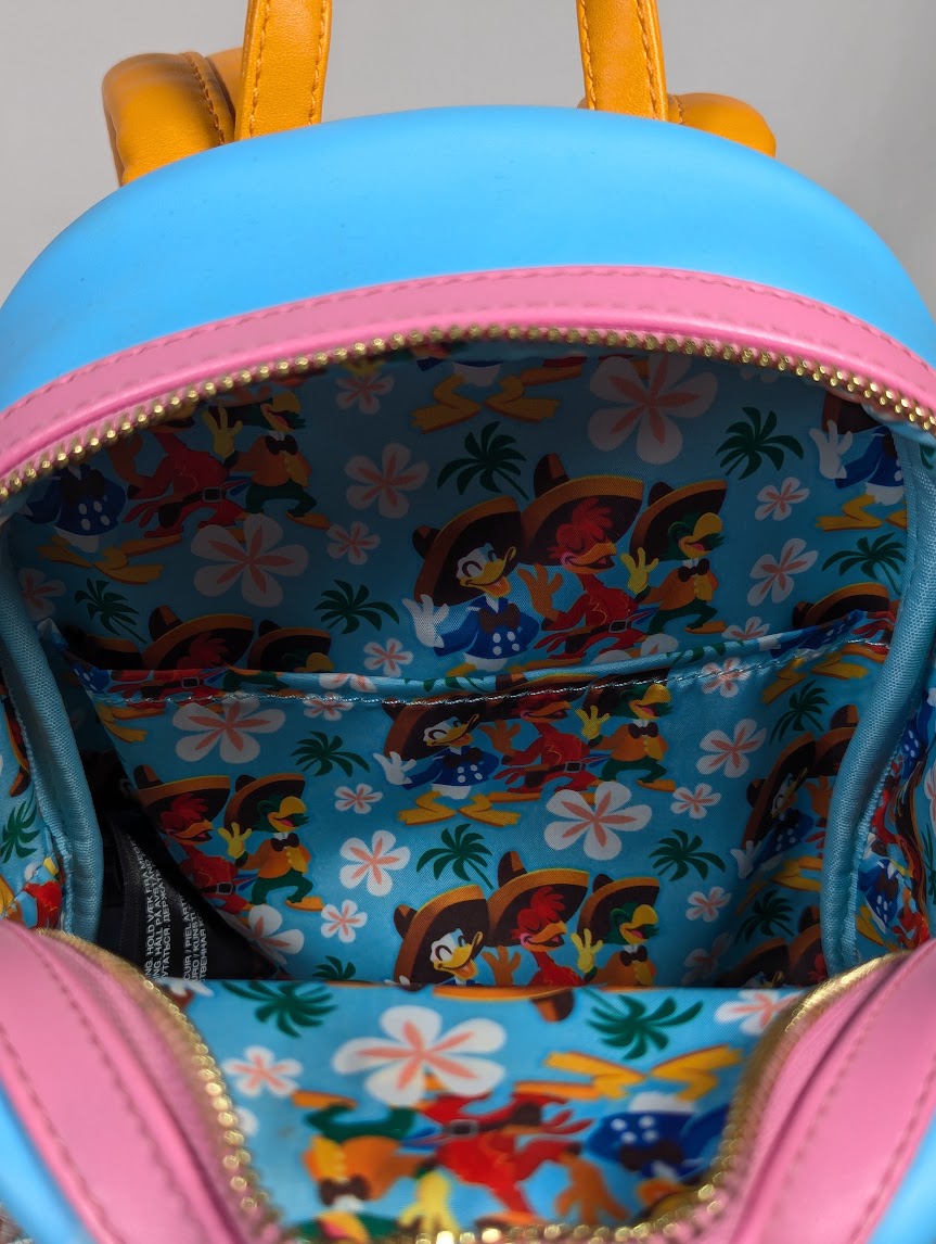 Disney The Three Caballeros Beach Scene Loungefly Backpack