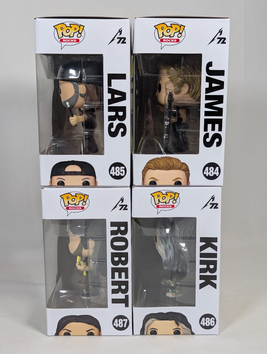 Metallica 72 Bundle of 4 Funko Pop! Vinyl Figures
