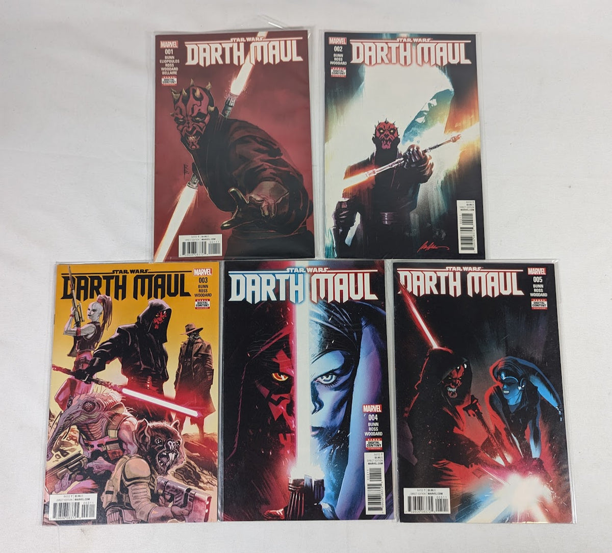 Star Wars Darth Maul (2017) Issues 1 - 5 Comic Book Bundle