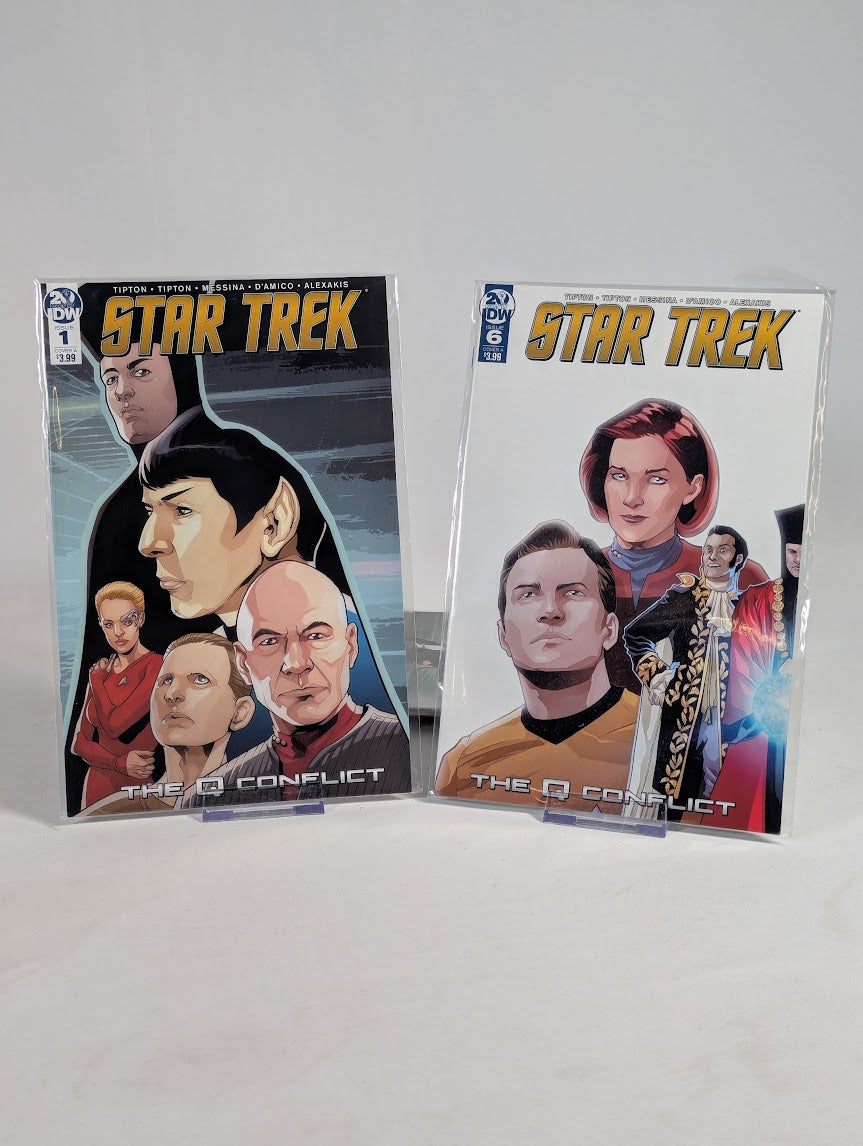 Star Trek The Q Conflict (2019) Issues 1 - 6 Comic Book Bundle