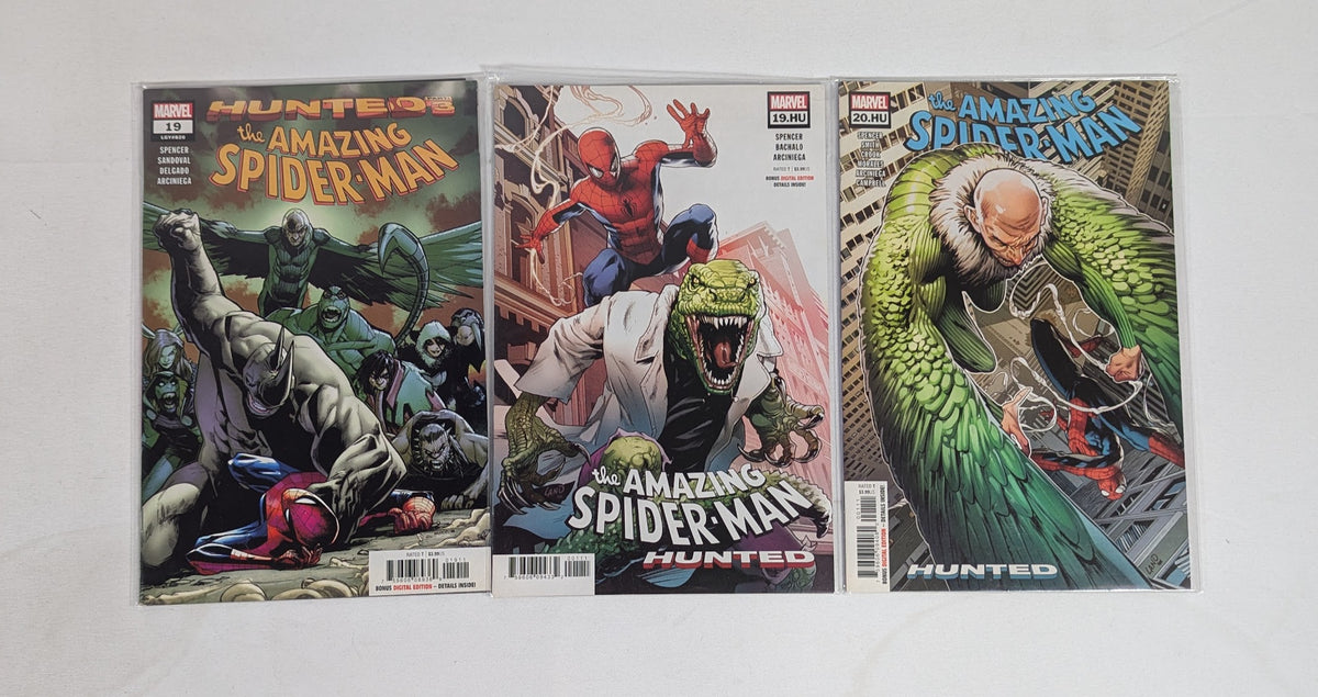 Marvel The Amazing Spider-Man (2018) Issues 1 - 19 Comic Book Bundle