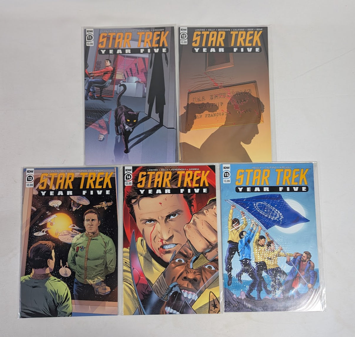 Star Trek Year Five (2019) Issues 1 - 15 Comic Book Bundle