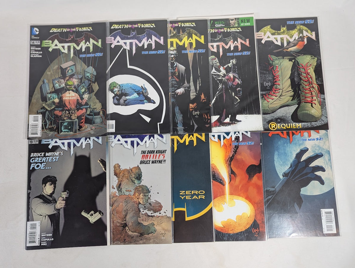 DC Comics Batman (2011) Issues 14 - 52 (Missing 26, 27, 28, 37, 40, 43) Comic Book Bundle