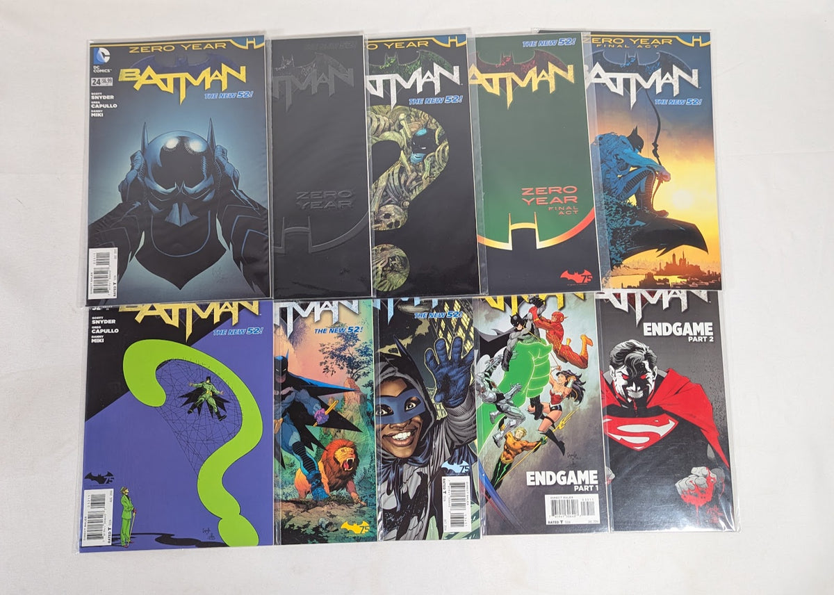 DC Comics Batman (2011) Issues 14 - 52 (Missing 26, 27, 28, 37, 40, 43) Comic Book Bundle
