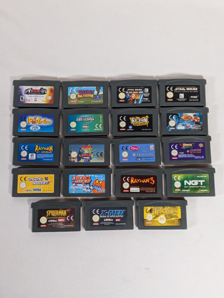Game Boy Advance Bundle of 19 Video Games (Cartridges Only)
