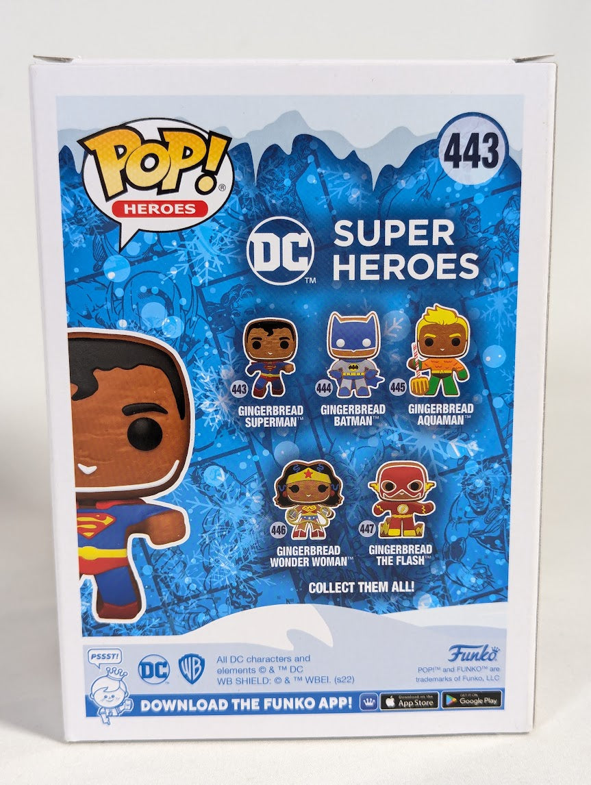 DC Comics Gingerbread Superman Funko Pop! Vinyl Figure #443
