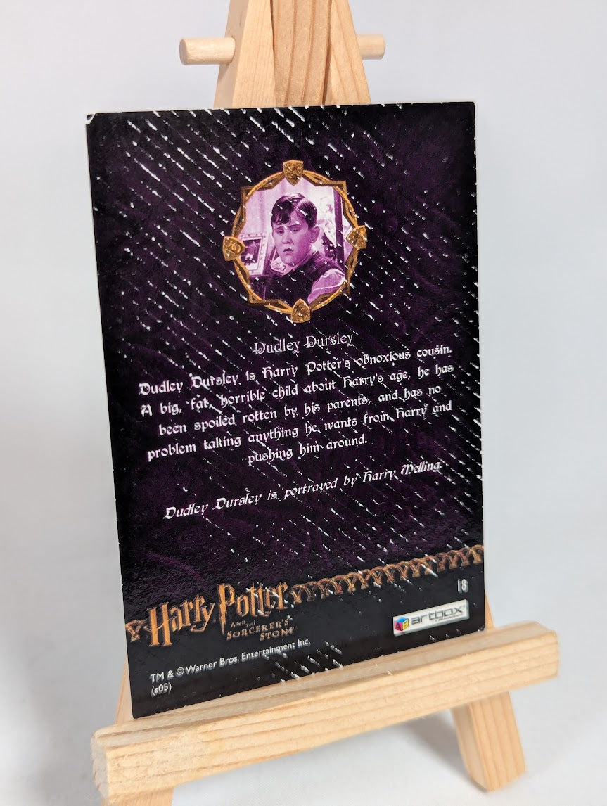 Harry Potter Dudley Dursley Artbox Trading Card Signed by Harry Melling (No COA)