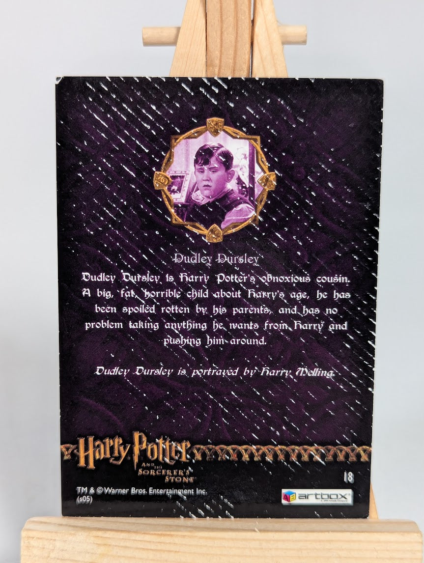 Harry Potter Dudley Dursley Artbox Trading Card Signed by Harry Melling (No COA)