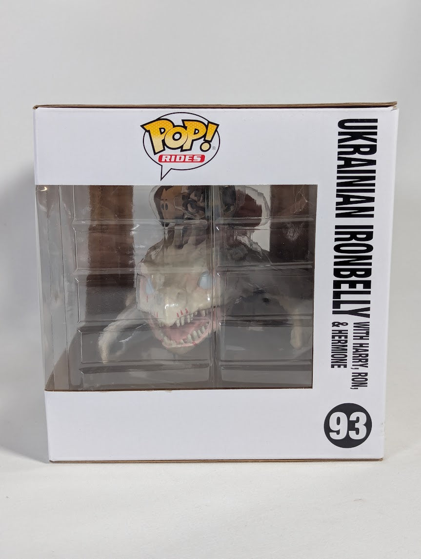 Harry Potter Ukrainian Ironbelly With Harry, Ron & Hermione Funko Pop! Rides Vinyl Figure #93