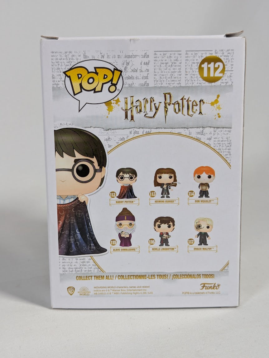 Harry Potter (Invisibility Cloak) Funko Pop! Vinyl Figure #112