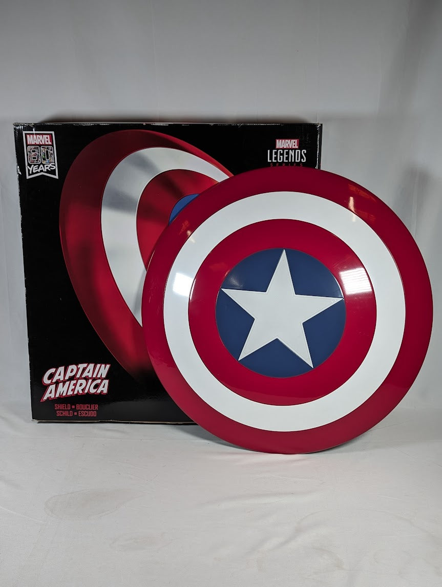 Marvel Legends 80 Years Captain America 1:1 Scale 24" 2019 Hasbro Replica Shield