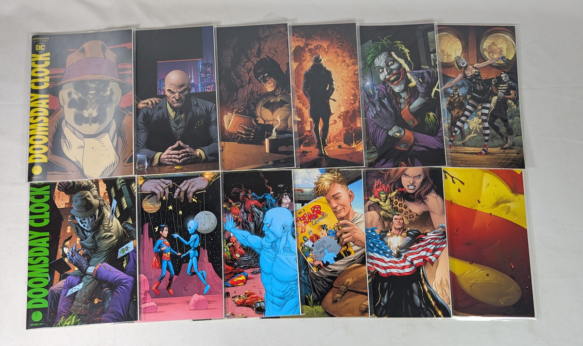 DC Comics Before Watchmen (2012) & Doomsday Clock (2017) Comic Book Bundle