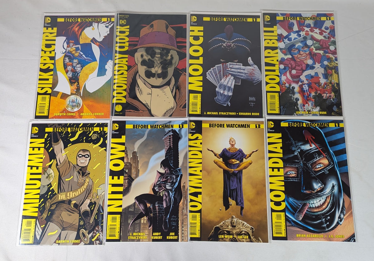 DC Comics Before Watchmen (2012) & Doomsday Clock (2017) Comic Book Bundle