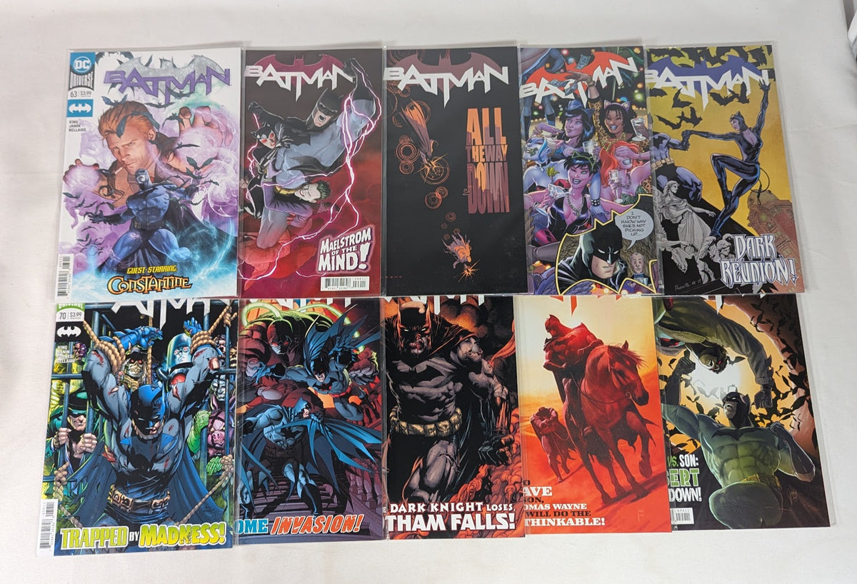DC Comics Batman (2016) Issues 1 - 81 (Missing 21, 22, 64 & 65) Comic Book Bundle