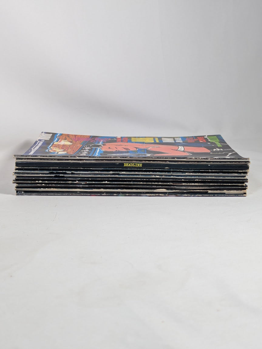 Deadline (1988) Issues 1 - 11 (First Appearance of Tank Girl) Magazine Bundle