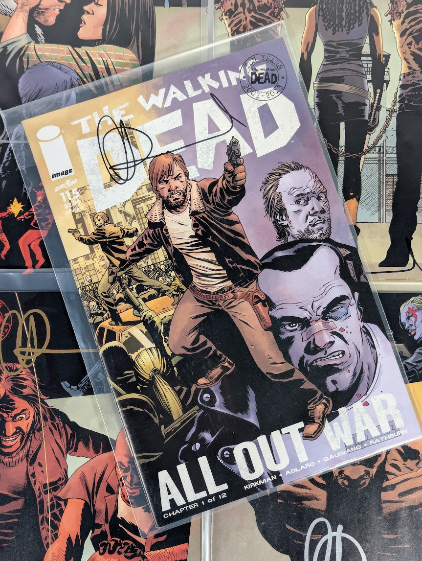 The Walking Dead 2003 - 2013 Ten Year Anniversary Charlie Adlard Signed Comic Book Box Set (Includes 14 Variant Covers) (Limited Edition 68 / 650)