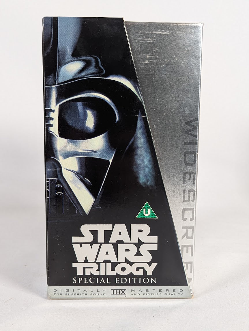 Star Wars Trilogy Special Edition (Silver) & Episode 1 + 2 Bundle of VHS Tapes