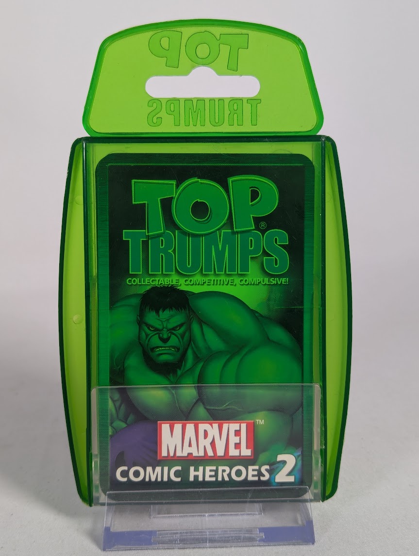 Top Trumps Marvel Comic Heroes 1 & 2 2003 Winning Moves Card Game Bundle