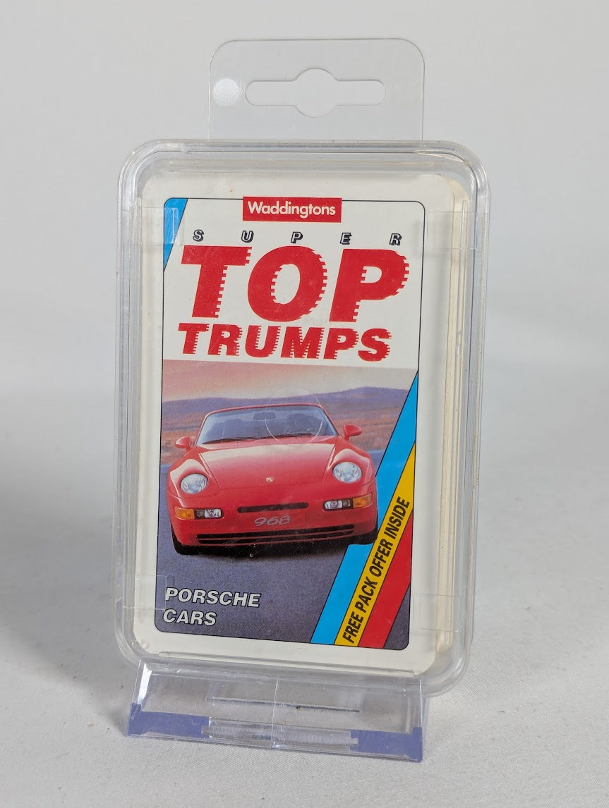 Top Trumps Porsche Cars 1992 Waddingtons Card Game
