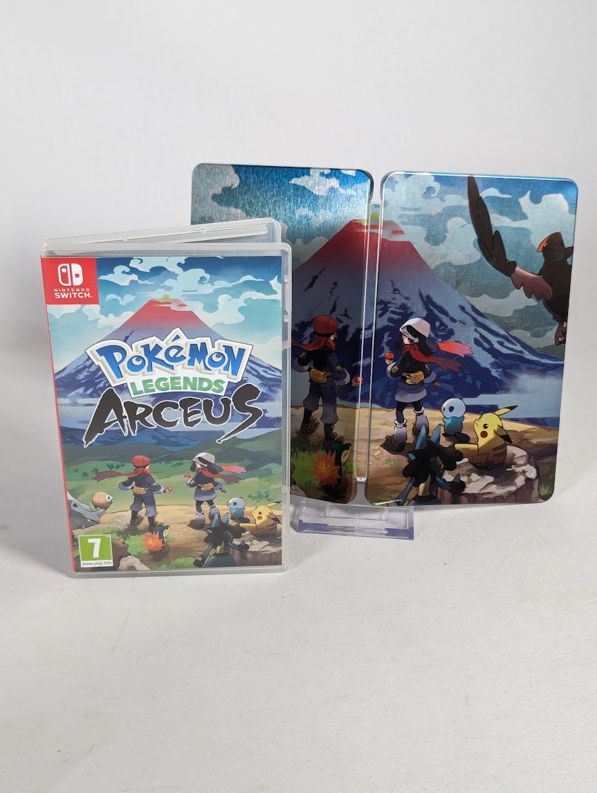 Pokemon Legends Arceus With Bonus Steelbook Nintendo Switch