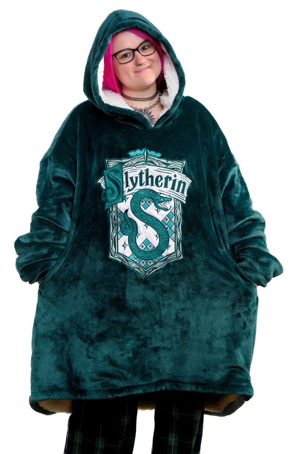 Harry Potter: Slytherin Oversized Hoodie Blanket