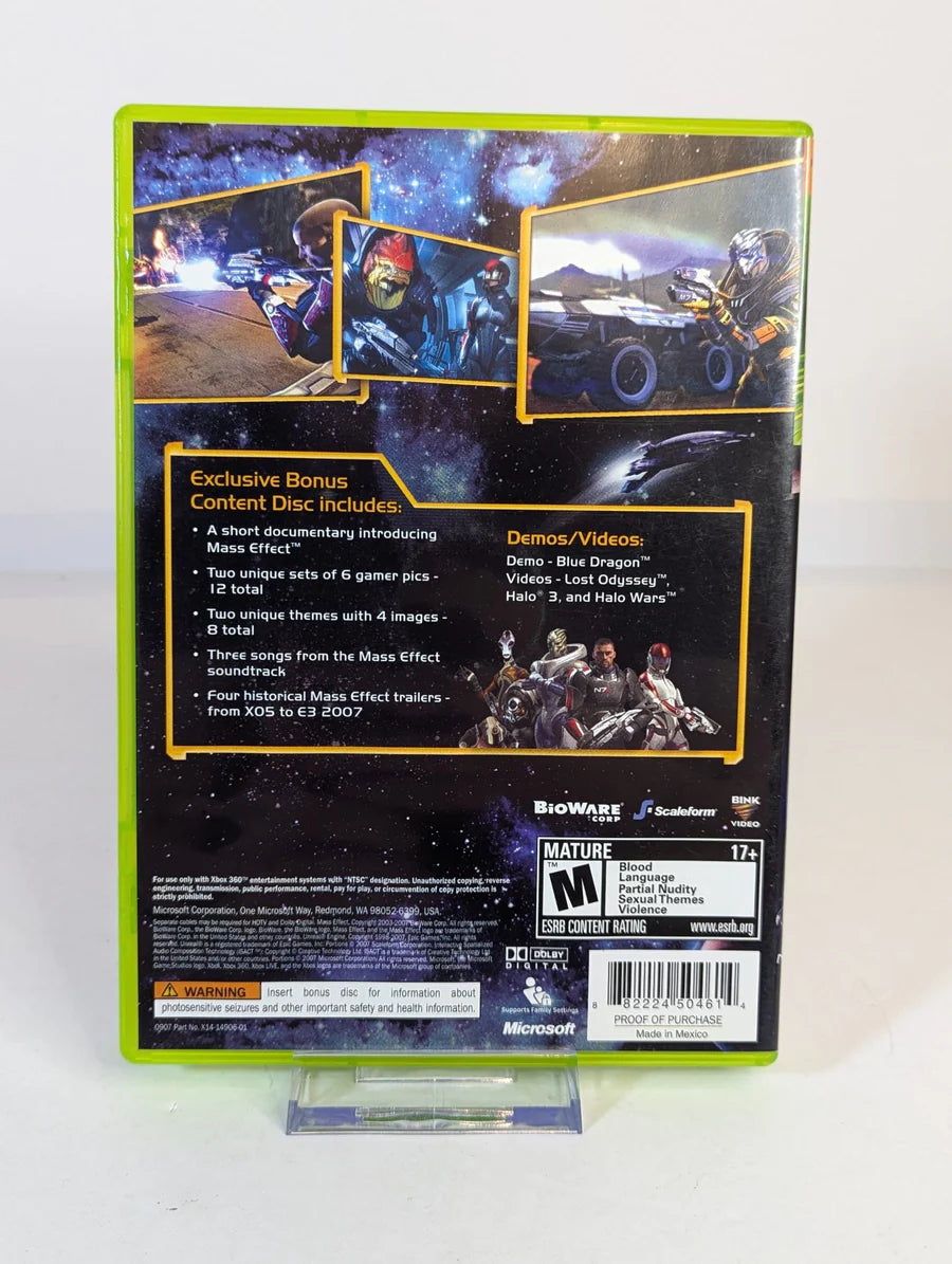 Mass Effect Pre-Order Exclusive Bonus Content Disc Xbox 360 (NTSC)