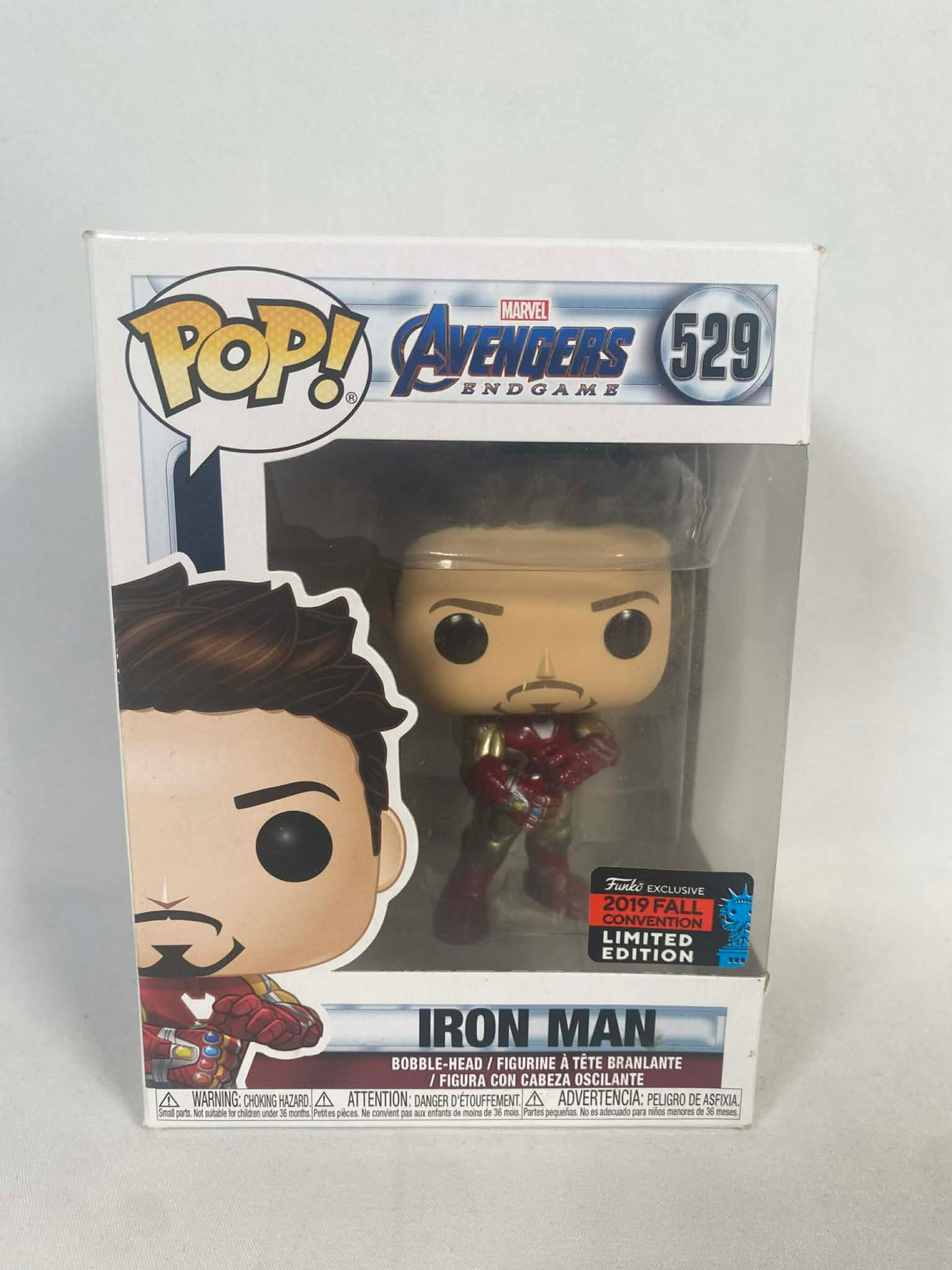 Marvel Avengers Iron Man Funko Pop! Vinyl Figure #529 (2019 Fall Convention)