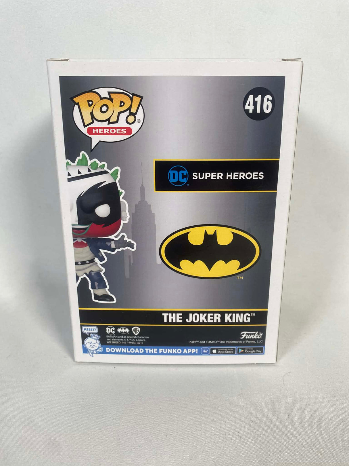 Batman The Joker King Funko Pop! Vinyl Figure #416 (Funko Exclusive)