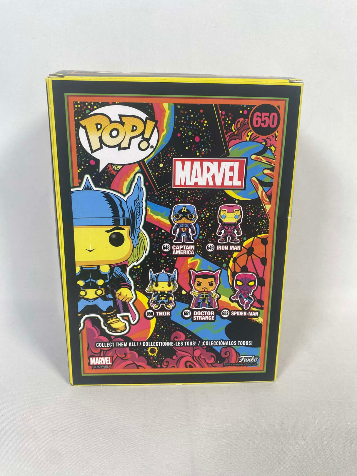 Marvel Thor Black Light Funko Pop! Vinyl Figure #650