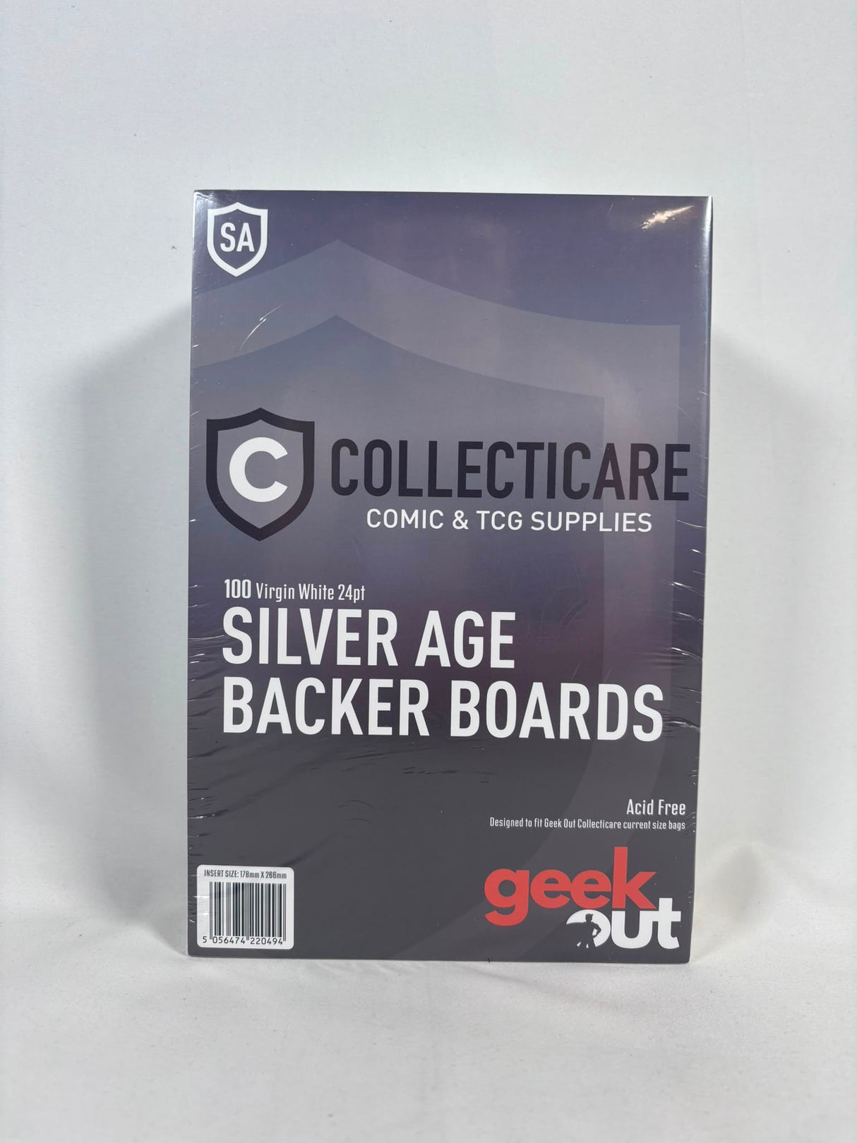 Geek Out Collecticare Silver Age Comic Backer Boards (100-Pack)
