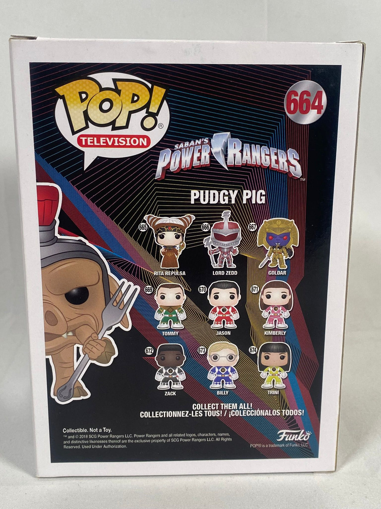 Power Rangers Pudgy Pig #664 Funko Pop! Vinyl Figure