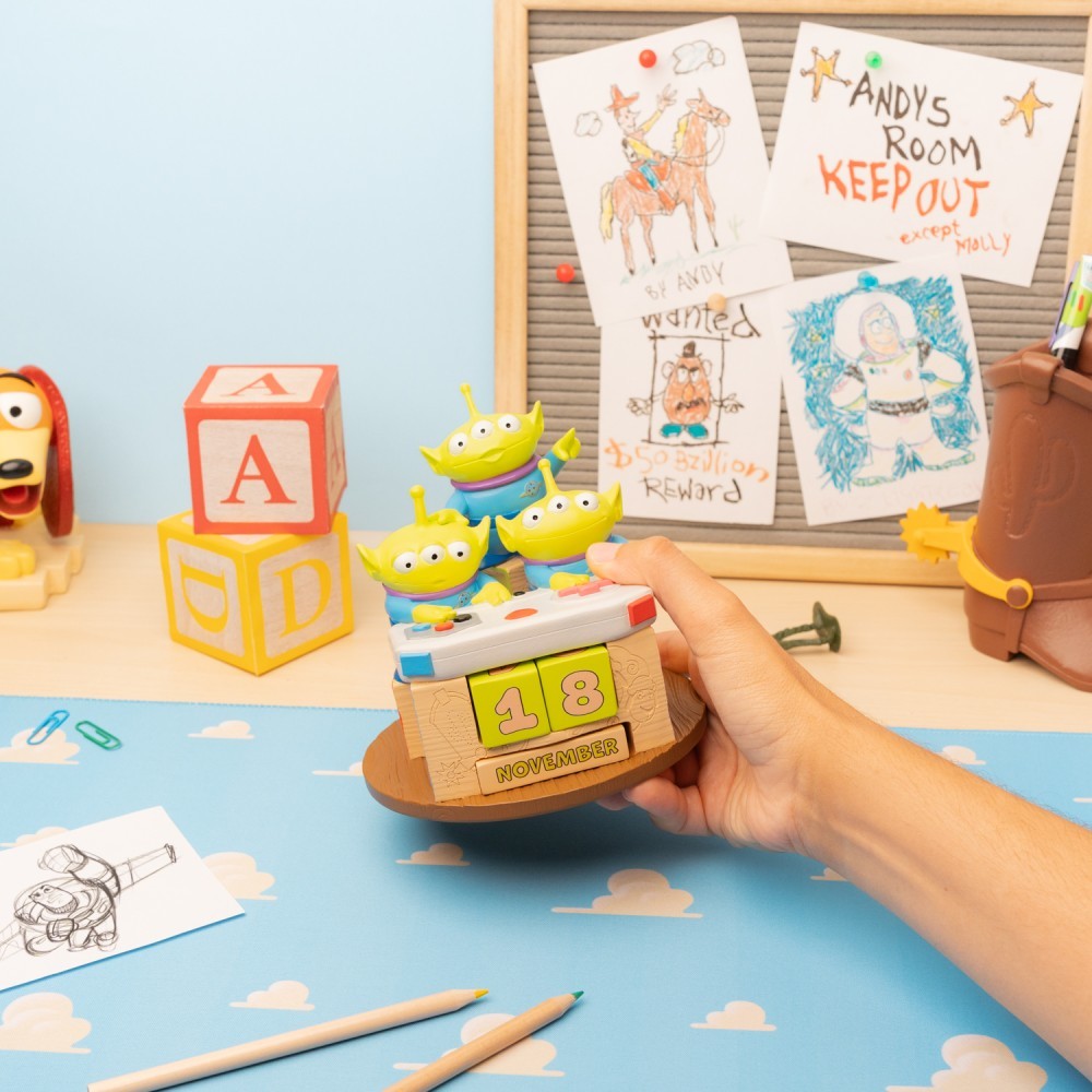 Disney Pixar Toy Story Aliens 3D Perpetual Calendar