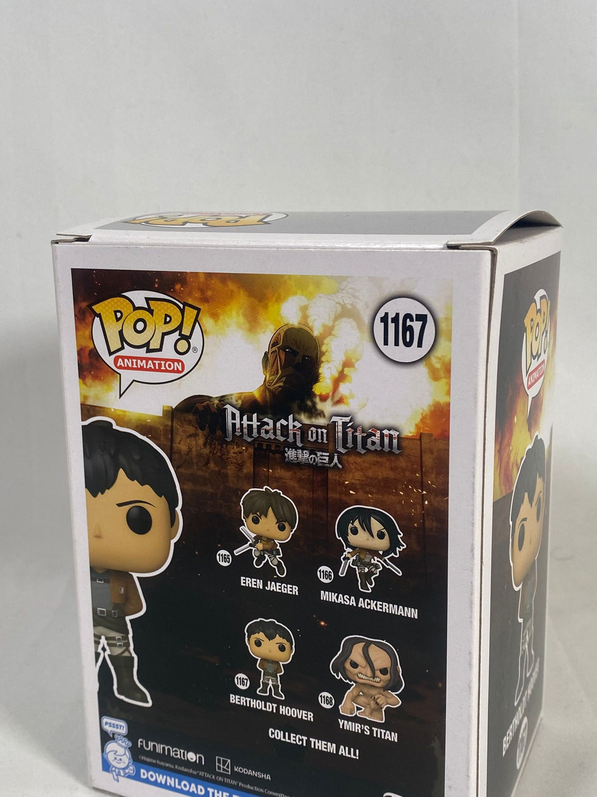 Attack On Titan Bertholdt Hoover #1167 Funko Pop! Vinyl Figure